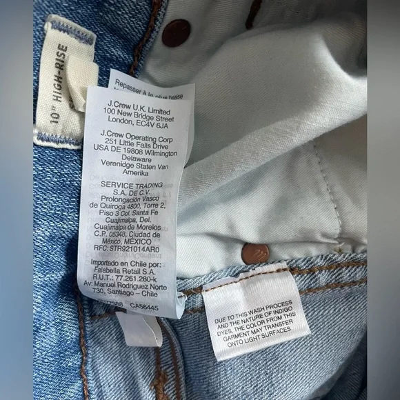Madewell Women Blue High Rise Skinny Jeans Size 26 - Picture 9 of 10